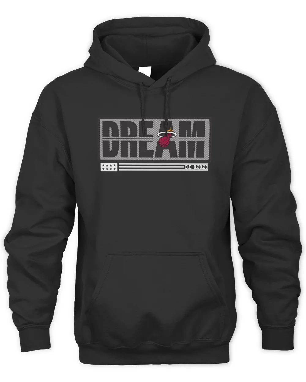 Miami Heat FISLL X Black History Collection Black Hoodie Dettas