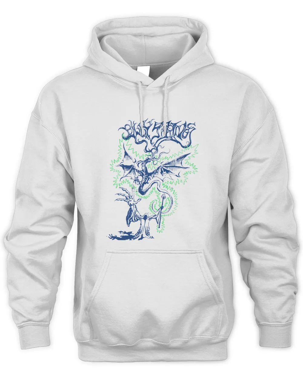Hoodie with best sale white strings
