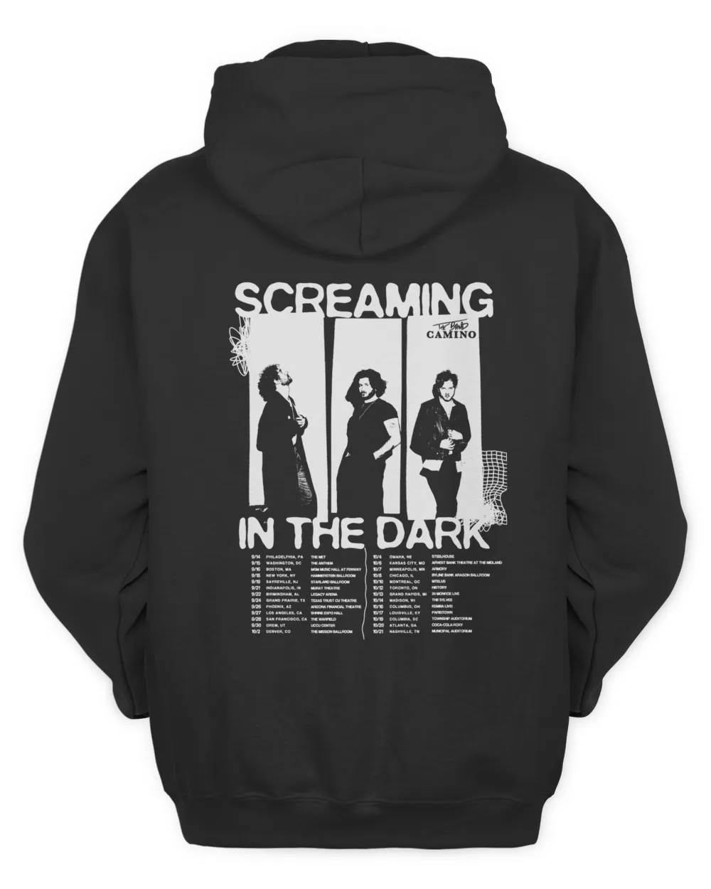 The Band Camino Merch The Band Camino Screaming In The Dark Tour