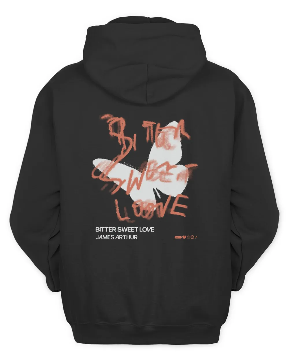 James Arthur Official Bitter Sweet Love Butterfly Hoodie Gigasounds