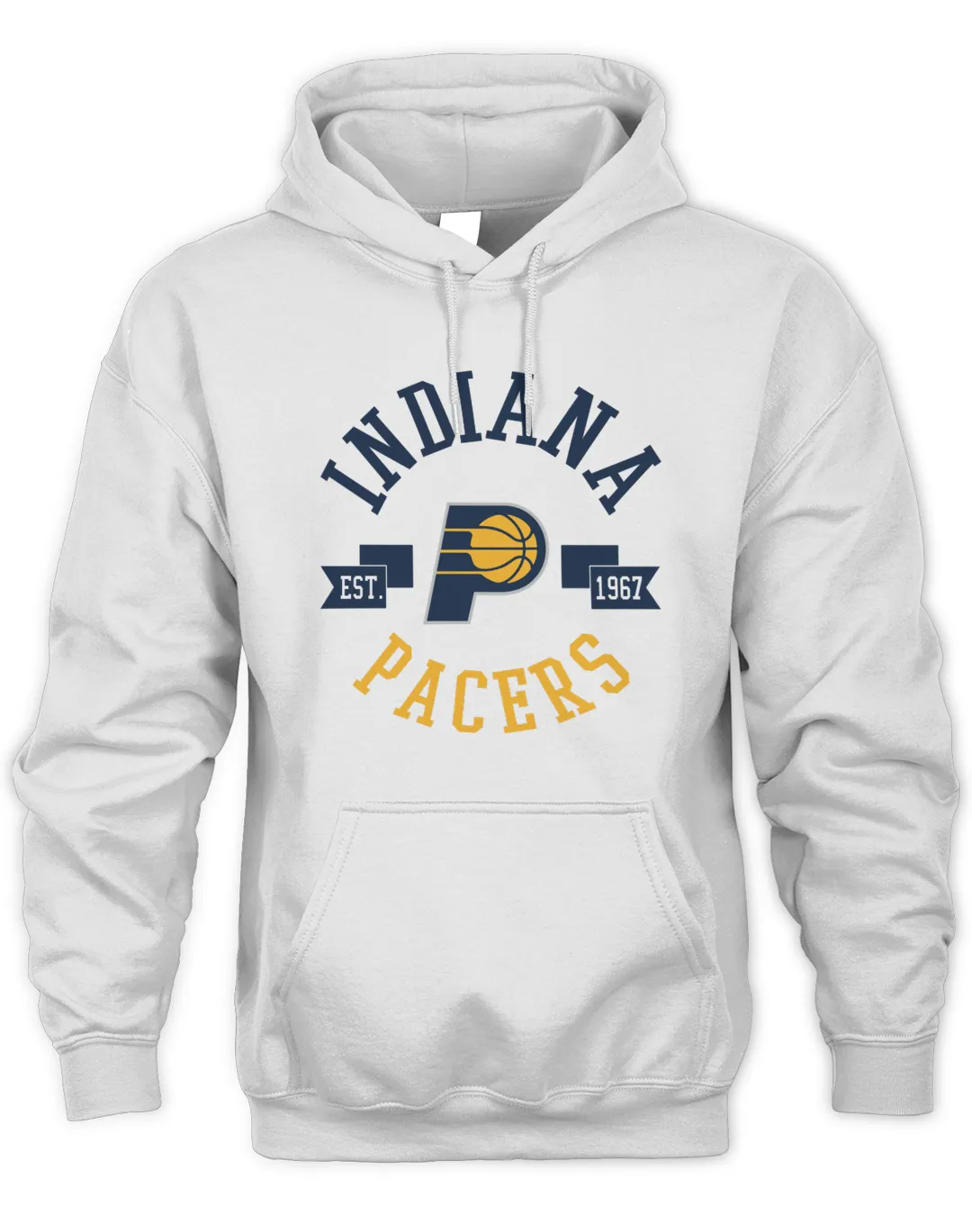 Indiana Pacers City G-III 4Her By Carl Banks White Pullover Hoodie