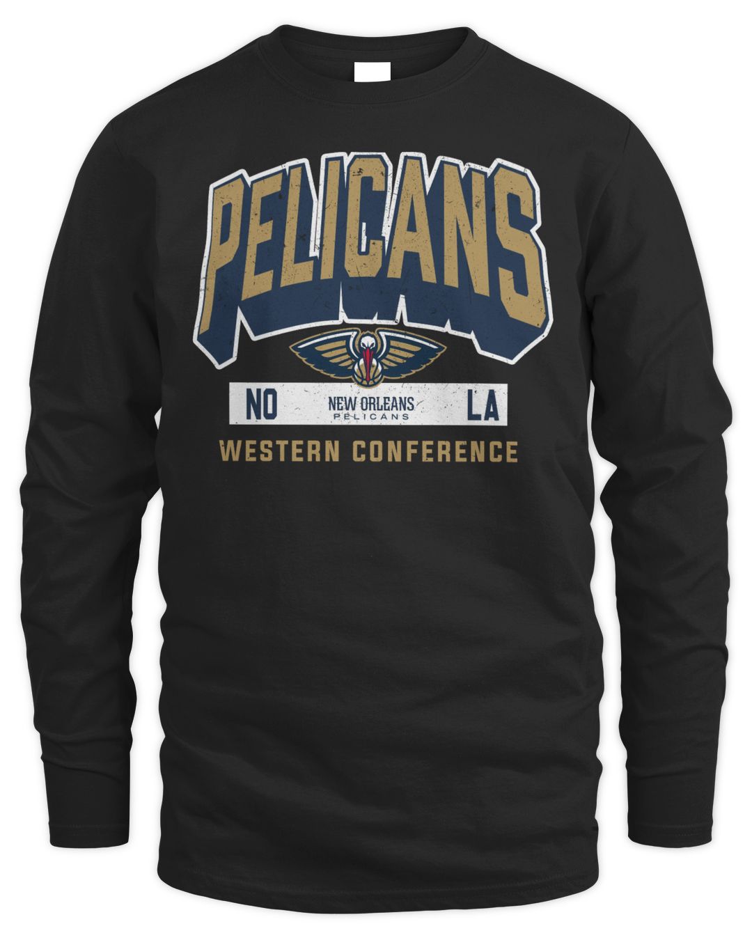 Official branded Heather Navy New Orleans Pelicans Front Court