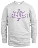 St. Louis Blues Levelwear Hockey Fights Cancer Richmond T-Shirt - White